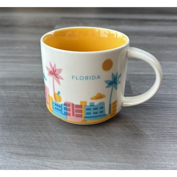 Starbucks Florida Coffee Mug You Are Here Collection Tea 2013 Cup